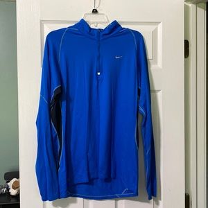 Mens Large Nike zip up, fit dry